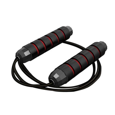 Black and red jump rope