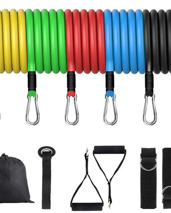 Resistance Bands with Storage Bag (11 pcs)